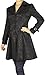 -Foggy Night in Paris- Black Victorian Gothic Corset Ruffle Jacquard Vintage Style Jacket