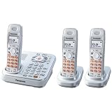Panasonic Dect 6.0 Expandable Silver Digital Cordless Answering System - 3 Handset System (KX-TG9343S)