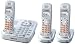 Panasonic Dect 6.0 Expandable Silver Digital Cordless Answering System - 3 Handset System (KX-TG9343S)