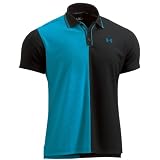 (アンダーアーマー)UNDER ARMOUR UAグリッドコントラストポロ#MGF4921アパレルメンズゴルフ MGF4921 BLK/BKE SM