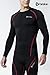 Tesla TM-R11-BKRZ_Large Men's Long Sleeve T-Shirt Baselayer Cool Dry Compression Top R11