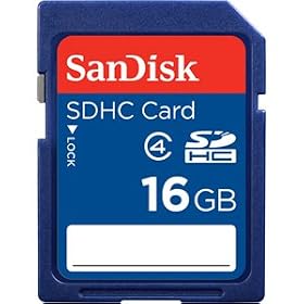 SDHC 16GB Blister Pkg 3x5