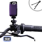USA Gear Action-Ready Handlebar Camera Video Mount for Flip MinoHD and Ultr ....