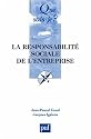 La responsabilité sociale de l'entreprise