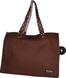 PetSak Tote, Brown Canvas