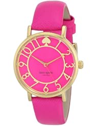 kate spade new york Womens 1YRU0402 Metro Analog Display Japanese Quartz Pink Watch