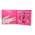 Lacoste Touch of pink Geschenkset femme / woman, eau de toilette, vaporisateur / spray 50 ml, bodylotion 50 ml, duschgel 50 ml, 1 Set