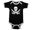 Toddler and Infant SKULL AND CROSSBONES One Piece Baby Suit