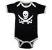 Toddler and Infant SKULL AND CROSSBONES One Piece Baby Suit