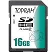 16GB 16G TOPRAM SD SDHC Class 10 Extreme Speed Secure Digital Memory Card (SD Ver. 3.0) - TRSD16GSDHC10a