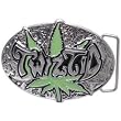 Twiztid - Pot Belt Buckle ICP Psychopathic Records Biker Leaf