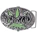 Twiztid - Pot Belt Buckle ICP Psychopathic Records Biker Leaf