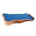 3B Scientific W15075 Eucalyptus Wood Lateral Balance Rocker Board 0-12 Degree Angles, 26.5" Length x 13.2" Width x 4" Height