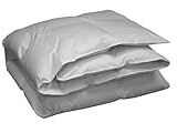 Damask Stripe 365 Thread count Oversized King White Goose Down Comforter