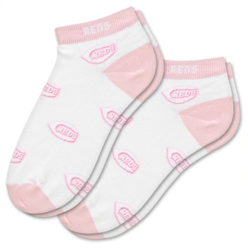 MLB Cincinnati Reds Women's Pink Socks (2 Pack)