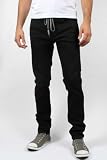 Kr3w - Mens K Skinny JG Denim Jeans in Black Dice