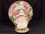 Franciscan Desert Rose Four 5 Pc Settings With Soup/Cereal Bowl