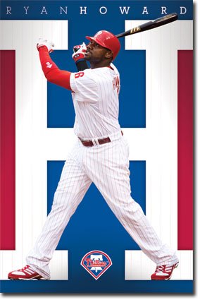 Phillies - R Howard 11 Wall Poster 22