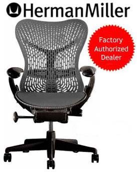 Herman Miller Mirra® Chair; Fully Loaded; Color: Graphite