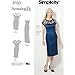 Simplicity 8163 Miss and Plus Amazing Fit Special Occasion Dress, AA (10-12-14-16-18)
