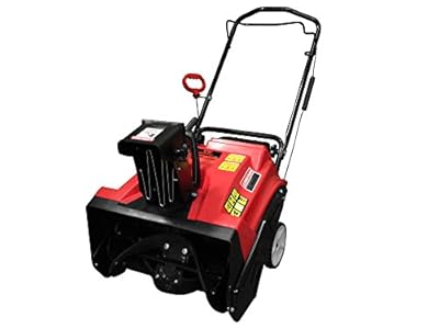 Warrior Tools WR67436 Gas Powered Single Stage Snow Thrower, 20-Inch, Red