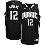 NBA Men's Orlando Magic Dwight Howard Black-Black-White Swingman Jersey (Black/White, Medium)