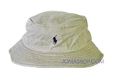 Ralph Lauren Cotton Bucket Hat in Beige, White, Purple, Green, Navy, Orange, or Red
