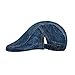 lethmik Denim Flat Cap Newsboy Ivy Irish Hats Jean Cabbie Scally Cap Duckbill Hat Plain Dark Blue
