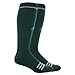 adidas Unisex Rivalry Baseball 2-Pack Otc sock, Forest Green/White, Medium