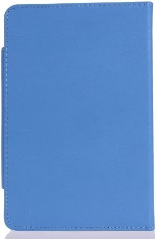 IKASEFU(TM) Universal PU Leather Protective Folding Folio Flip Cover Case Book Style with Stand for Android Tablet PC (7 inch, Blue)