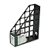Techfile Plastic Magazine File, Use Horizontally or Vertically, Black ELD45406