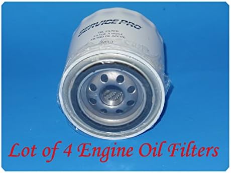 (Lot of 4) Engine Oil Filte Service Pro M33 Fits: AMERICAN MOTORS BUICK CADILLAC CHEVROLET GMC INTERNATIONAL JEEP OLDSMOBILE PONTIAC