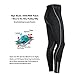 Padded/Compression Tight/Pants for Cycling/Biking. Black (XXL)