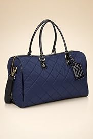 Double Handle Zip Fastening Quilted Holdall