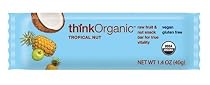 thinkOrganic Tropical Nut Bars, 1.4-Ounce (Pack of 15)