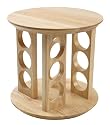 T&G Gift Range Revolving Spice Rack in Hevea Wood for 12 Spice Jars