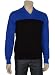 Kenneth Cole Reaction Men's Color Blocked V-neck Sweater, Cobalt, M