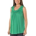 Katie Ruffle Tank Kelly Green