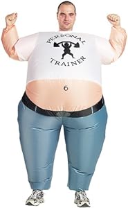 Sparmeile 24510 - Aufblasbares Kostüm Personal Trainer, Fasching, Karneval