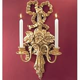 Gold Bow Candle Sconce