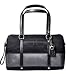 Coach Signature Stripe Satchel Bag Tote 12976 Black Gunmetal