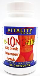 Elongate-Male Erectile Enhancement Formula, 60ct