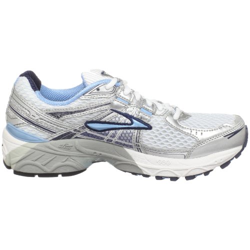 Brooks Women's Adrenaline Gts 11 W White/Obsdn/Silver/Ablue/Black/Sgrn Trainer 1200821B306 4 UK, 6 US