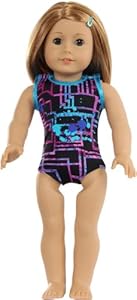 Circuitry Gymnastics Doll Leotard and Scrunchie - Blue