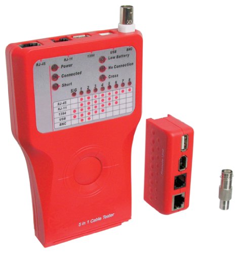 1aTTack CAT Leitungstester f&uuml;r RJ11/12/45 (TP/BNC/USB/FireWire)