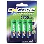 Encore EN0002 - 4 x 2700mAh AA Ni-MH Rechargeable Batteries