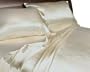 Royal Opulance Luxurious Satin Queen Sheet Set,Ivory