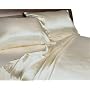 Royal Opulance Luxurious Satin Queen Sheet Set,Ivory
