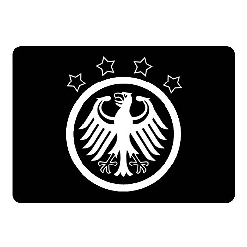 Mousepad Deutschland Retro EM 2016 in Frankreich France schwarz Germany Deutschland