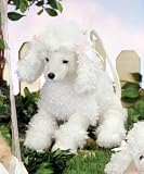 Pom Pom Carrymore Purse- 12 Plush White Poodle by Bearington